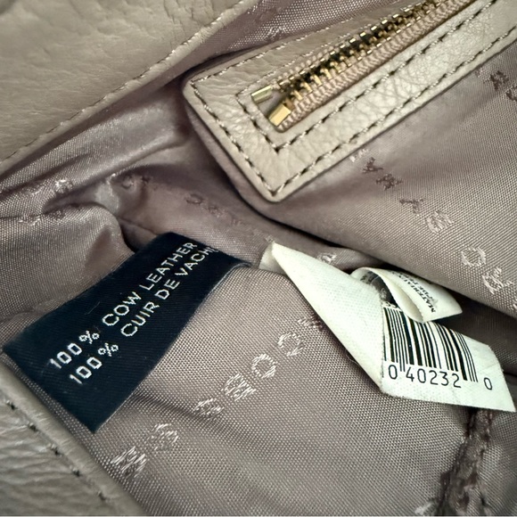 Marc Jacobs Pebbled Leather Crossbody Bag Taupe